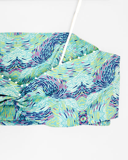 Dreamy Cloud Crop Top- Beaded