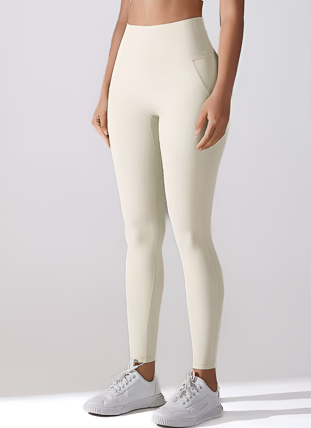 Airy like a fairy leggings in beige white