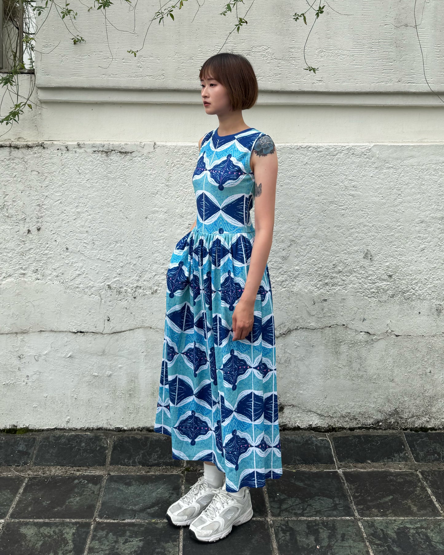 Lightplay Diamond Print Dress