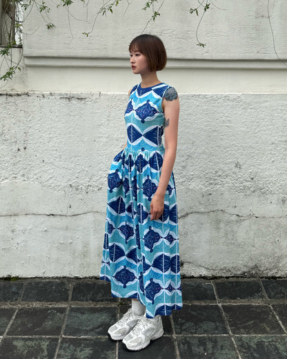 Lightplay Diamond Print Dress