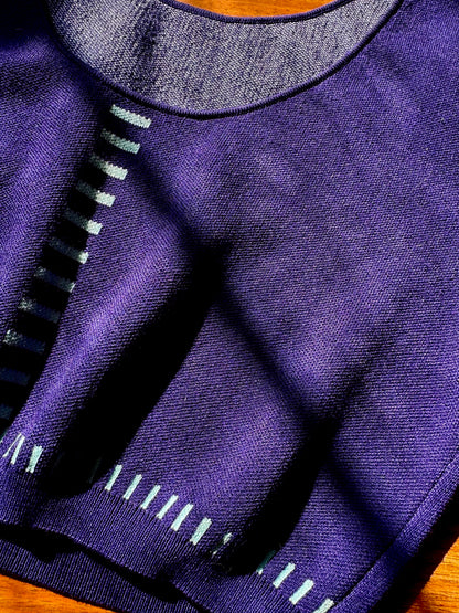 Two-way Wear Knitted Ice Silk Crop Top